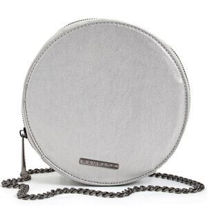 New Rampage Women's Convertible Metallic Round Shoulder Crossbody Bag